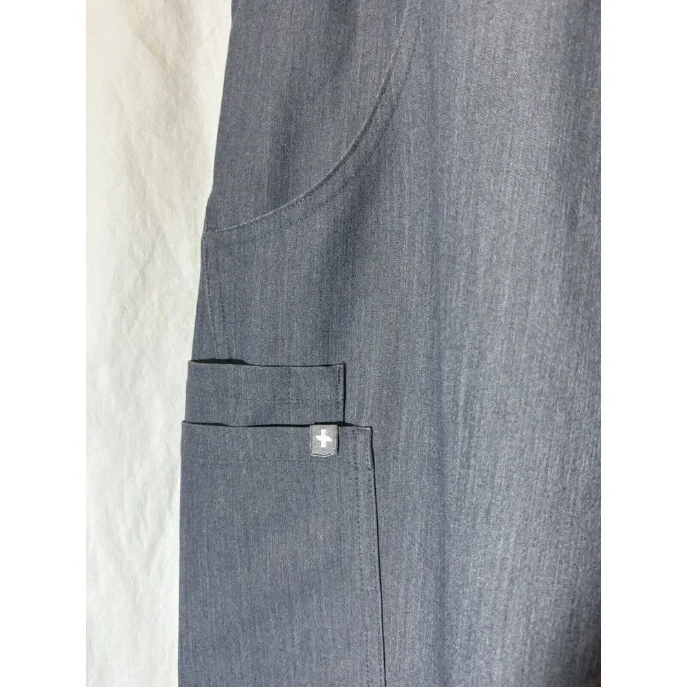 FIGS‎ Technical Collection  KADE Gray Cargo Scrub Pants Women's Size Large Y20